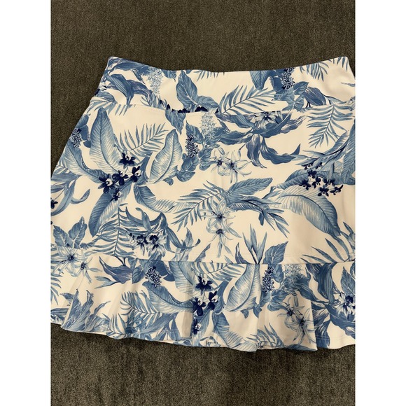 Tommy Bahama Blue and White Mini Skirt - Picture 9 of 10